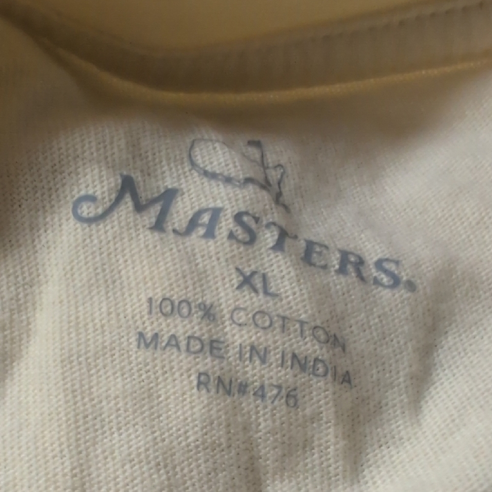 Masters 2024 Augusta National Golf Club Yellow Short Sleeve Tee NWT - Picture 6 of 6